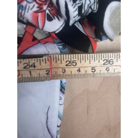 DEH XL Japanese Oni Demon Graphic Button Up Shirt Short Sleeve - Picture 4 of 8